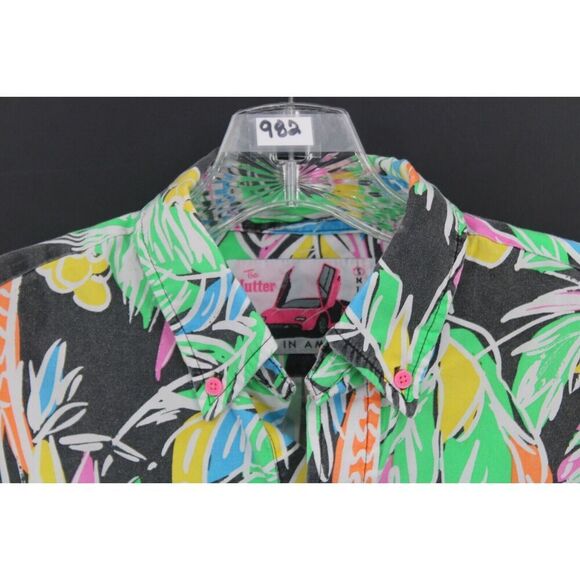 Chubbies Multicolor Tropical Print Casual Button Down Shirt - Picture 2 of 8